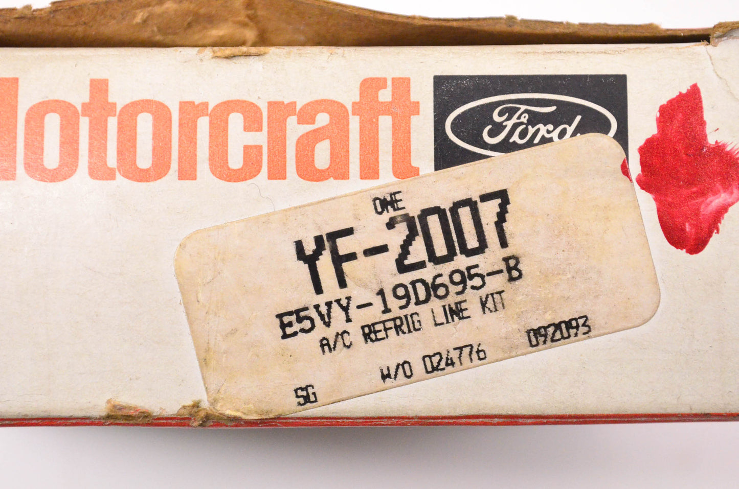 New OEM Ford YF-2007, E5VY19D695B Orifice Tube NOS