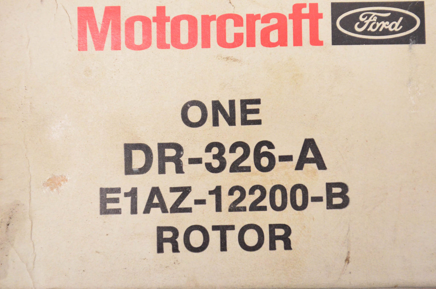 New OEM Ford DR-326-A, E1AZ12200B Distributor Rotor NOS