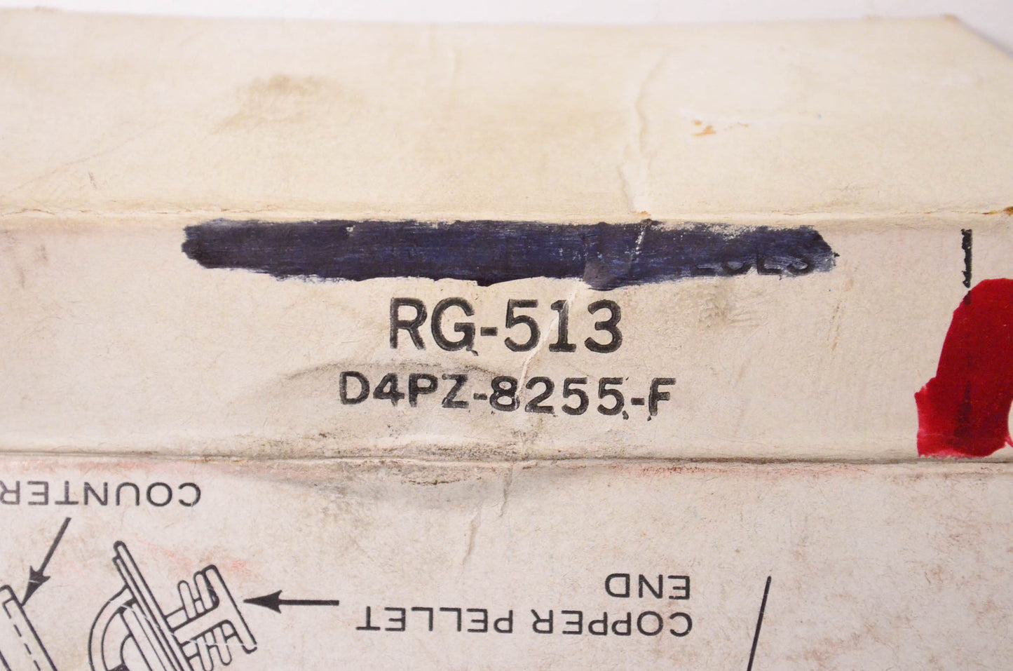 New OEM Ford RG-513, D4PZ8255F, 1049ST Engine Coolant Thermostat Housing Gasket NOS