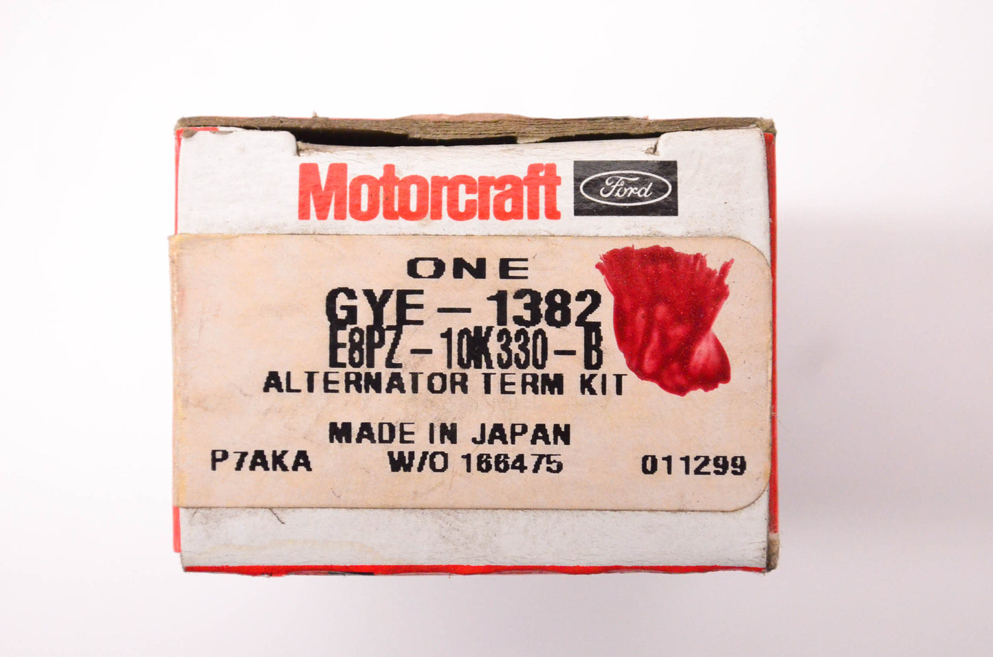 New OEM Ford GYE-1382, E8PZ10K330B Alternator Terminal Kit NOS