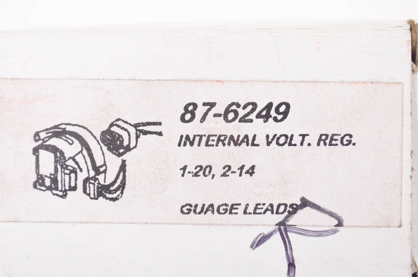 Aftermarket 87-6249 Internal Volt Regulator NOS