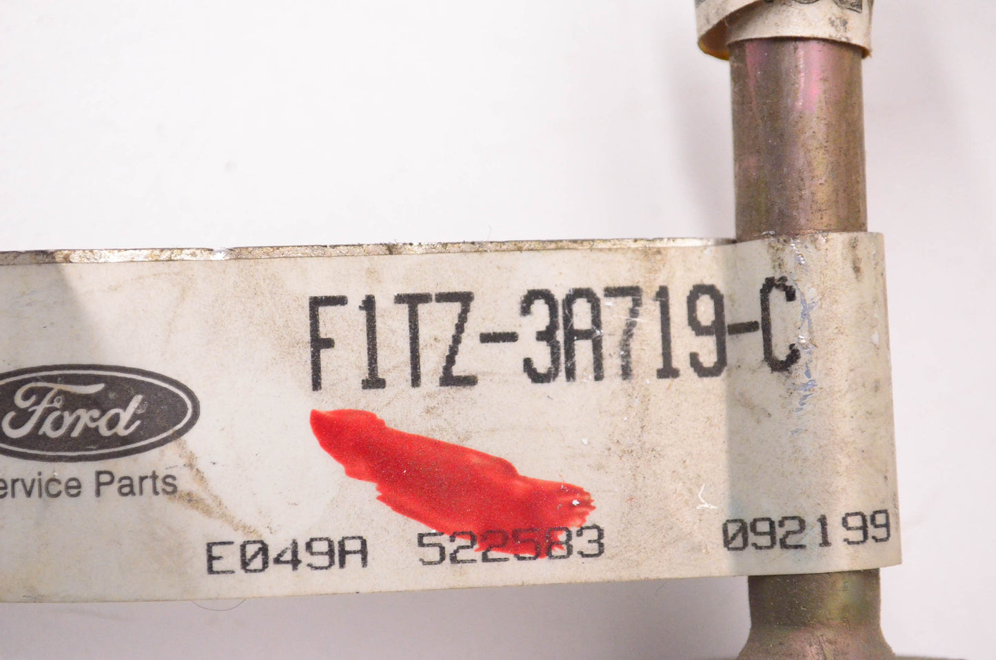 New OEM Ford F1TZ3A719C, E049A, 522583 Power Steering Pressure Hose NOS