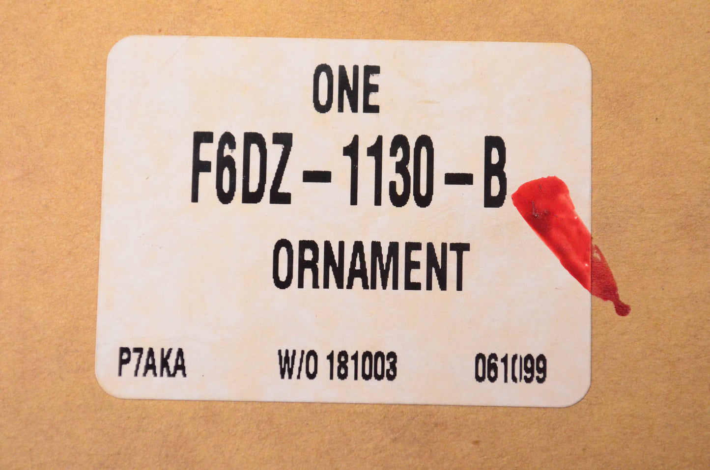 New OEM Ford F6DZ1130B Wheel Center Cap NOS
