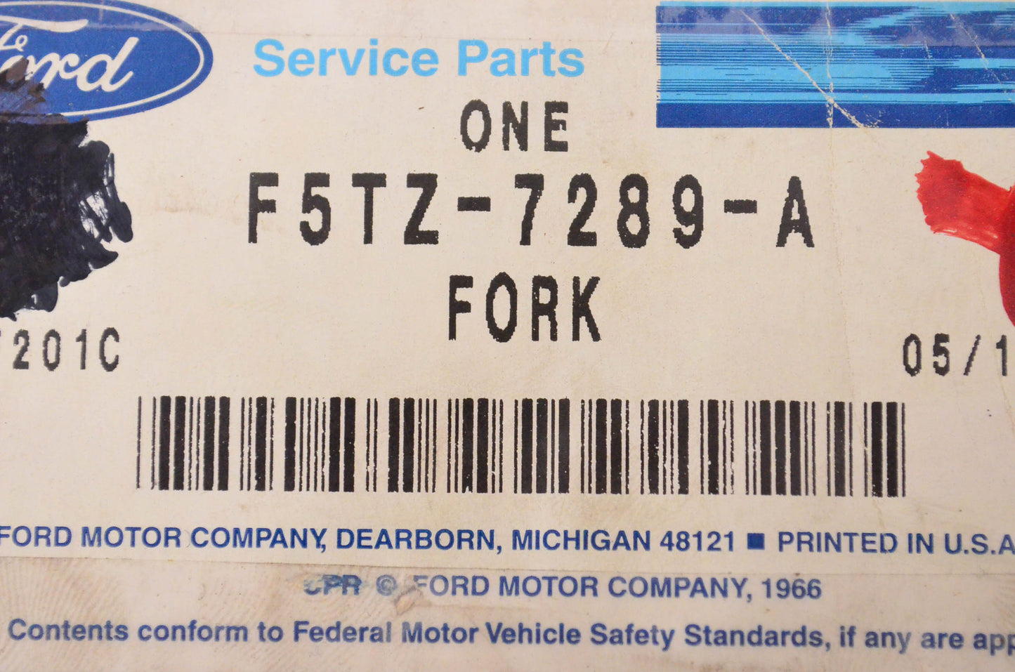 New OEM Ford F5TZ7289A Fork NOS