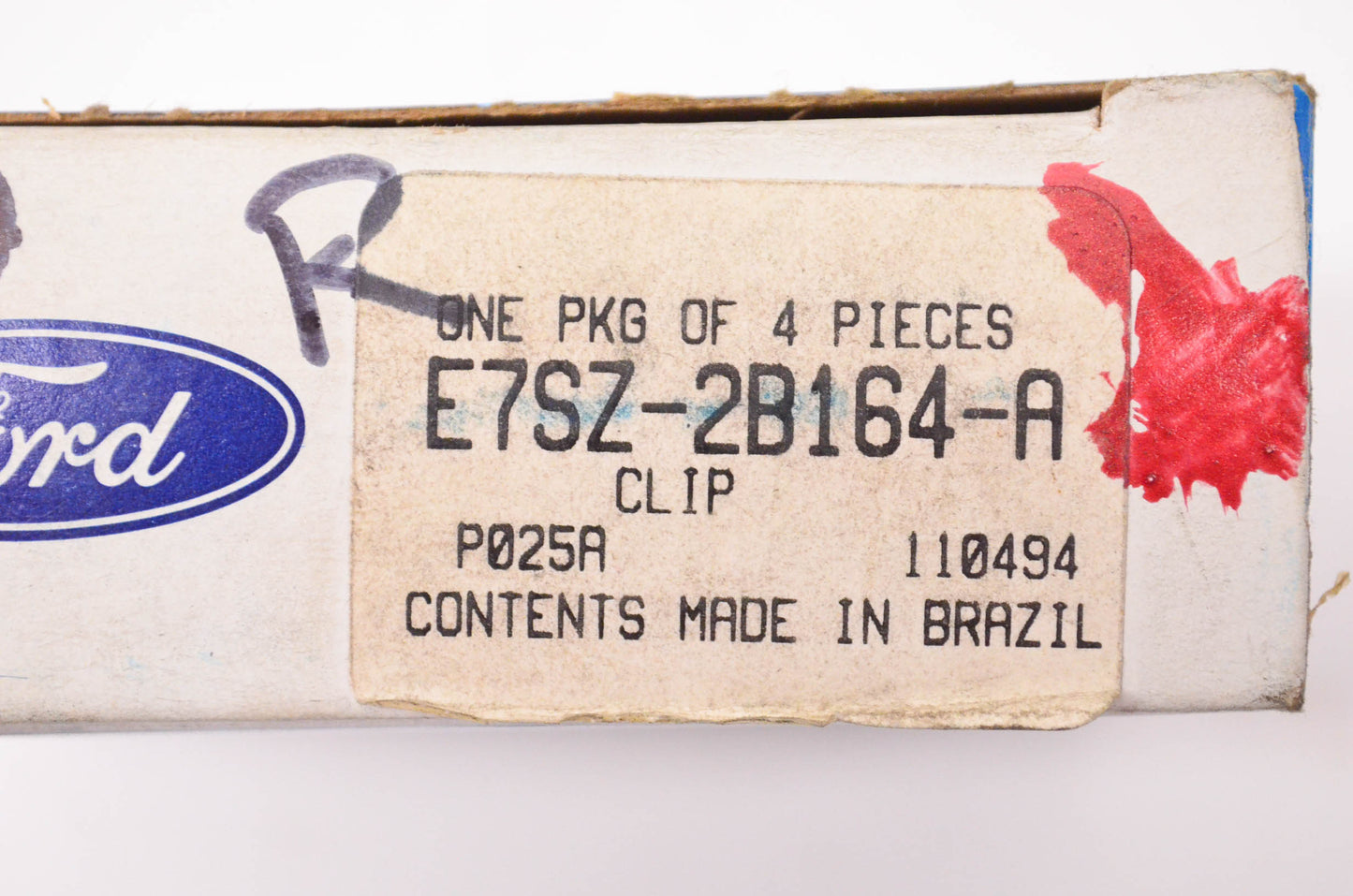 New OEM Ford E7SZ2B164A Anti-Rattle Clip Qty 4 NOS