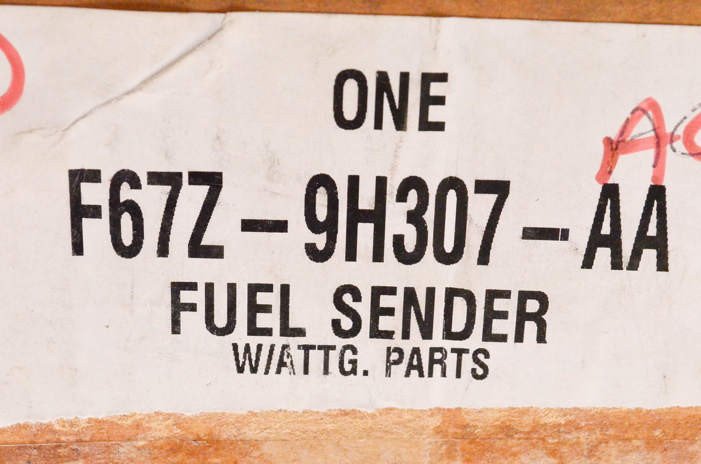 New OEM Ford F67Z9H307AA Fuel Pump Install Kit NOS