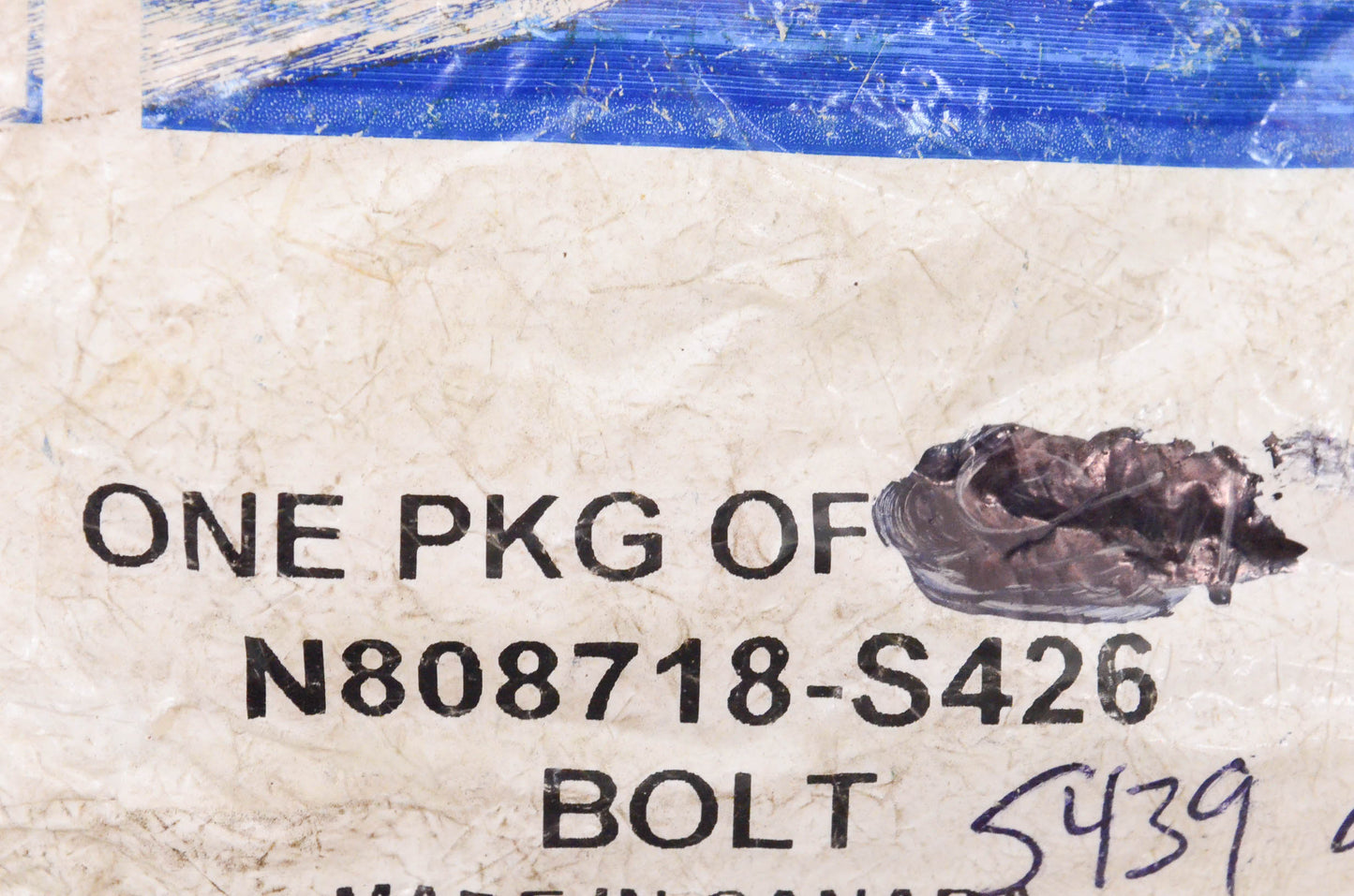 New OEM Ford N808718S426 Bolt NOS
