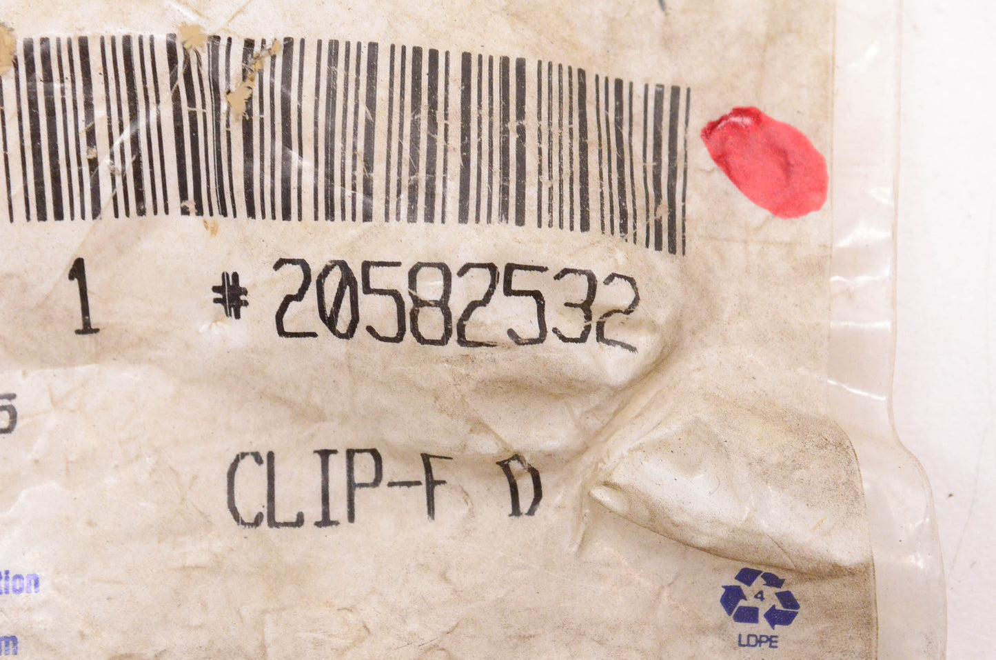 General Motors 20582532 Door Lock Cylinder Clip NOS