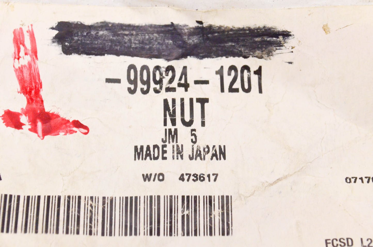 New OEM Ford 999241201 Castle Nut NOS