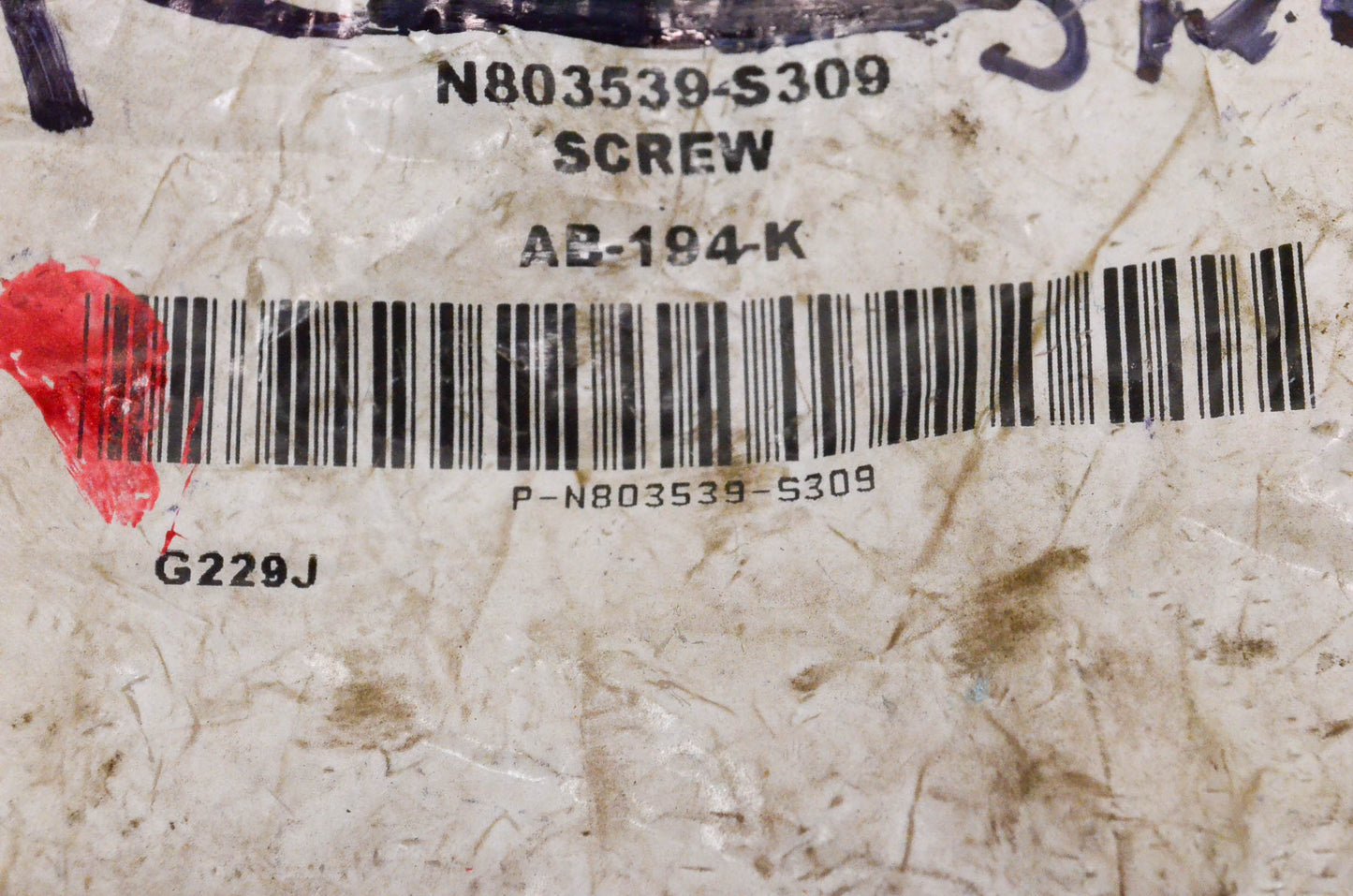 New OEM Ford N803539S309 Screw NOS