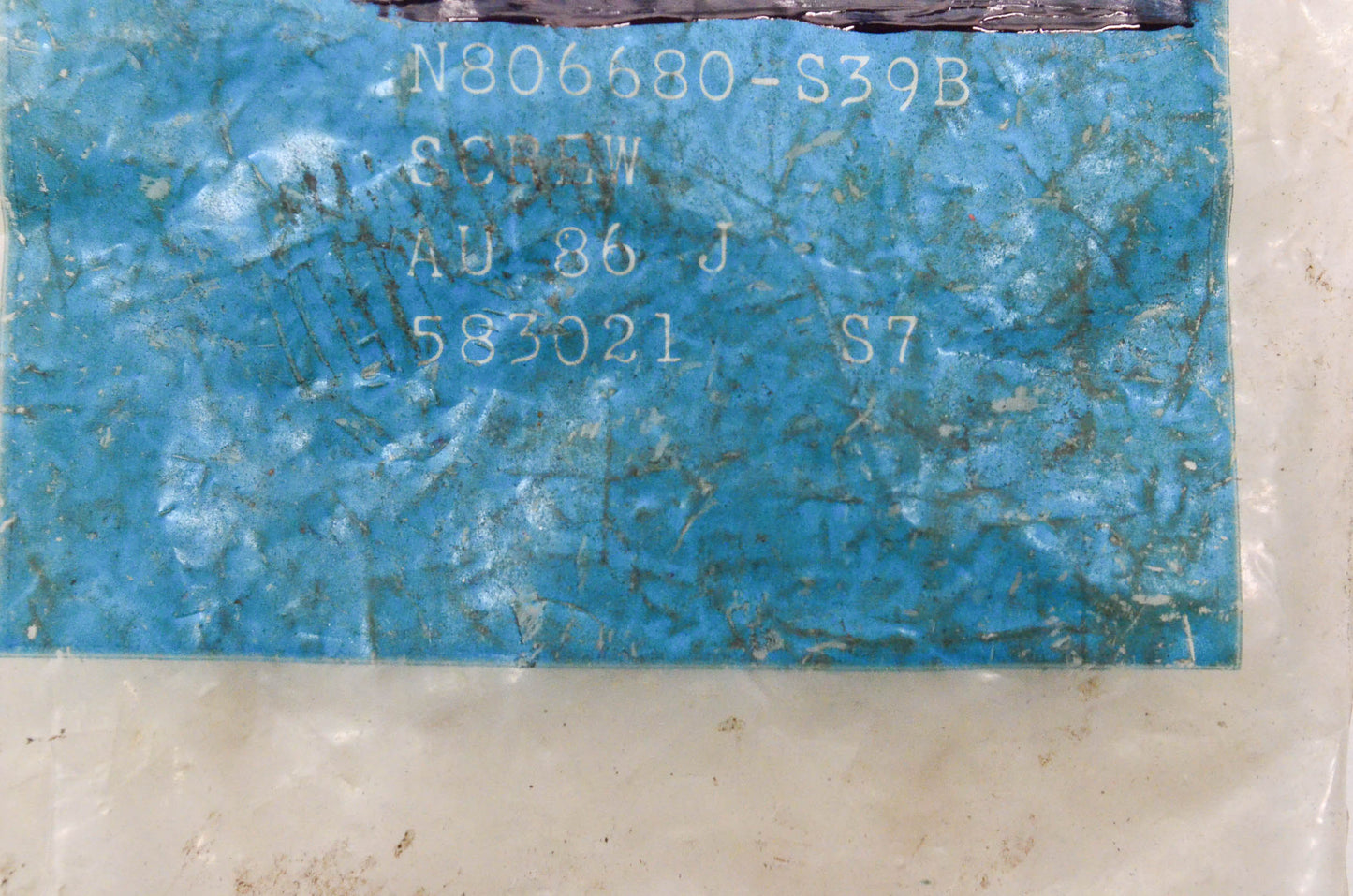 New OEM Ford N806680S39B Oval Head Screw NOS