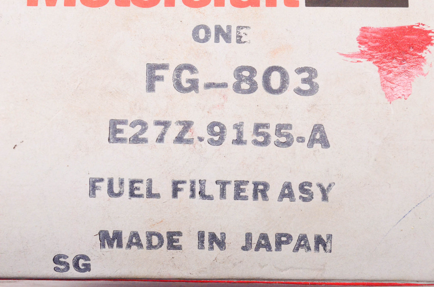 New OEM Ford FG-803, E27Z9155A Fuel Filter NOS