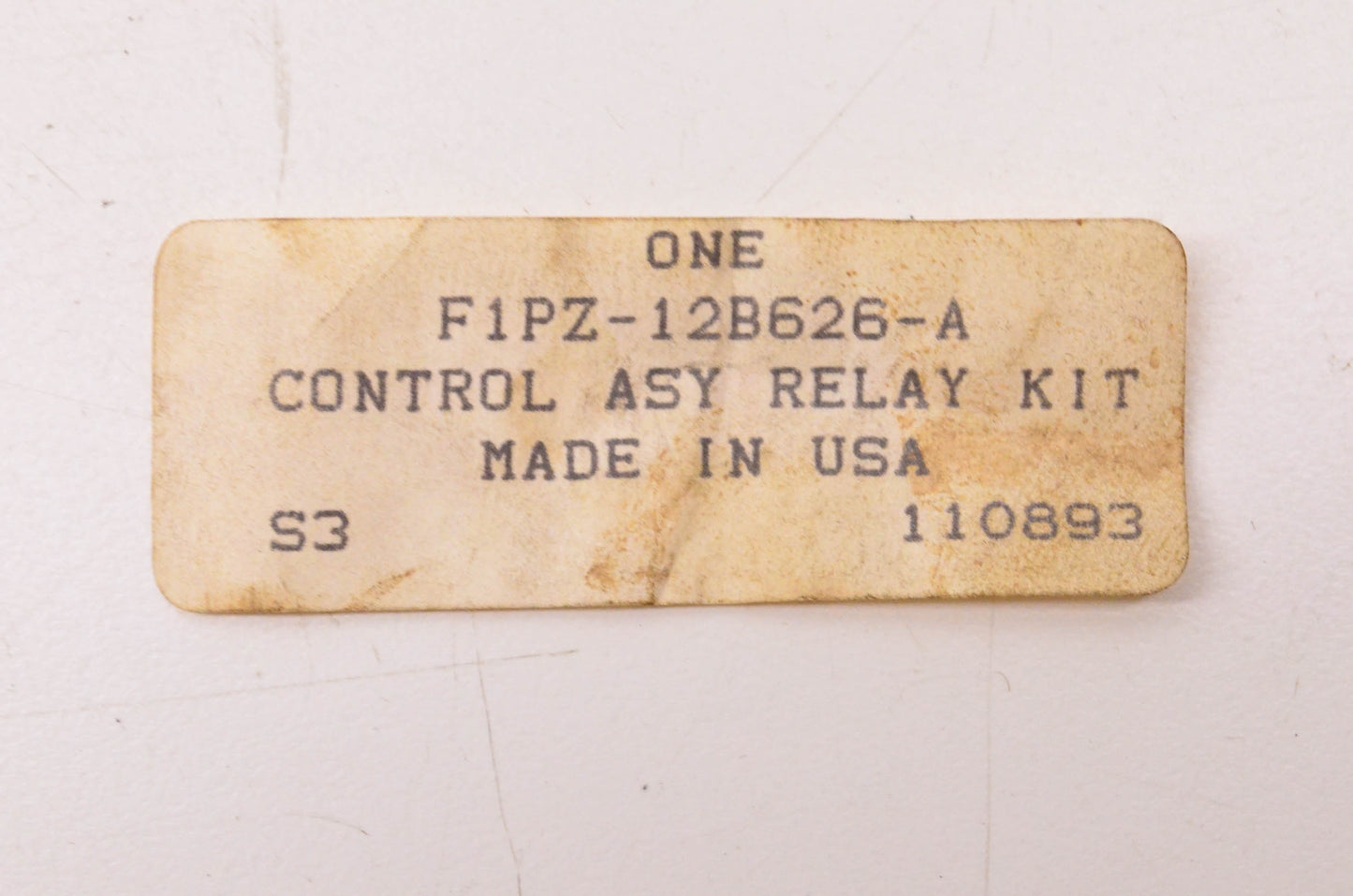 New OEM Ford F1PZ12B626A Control Assembly Relay NOS