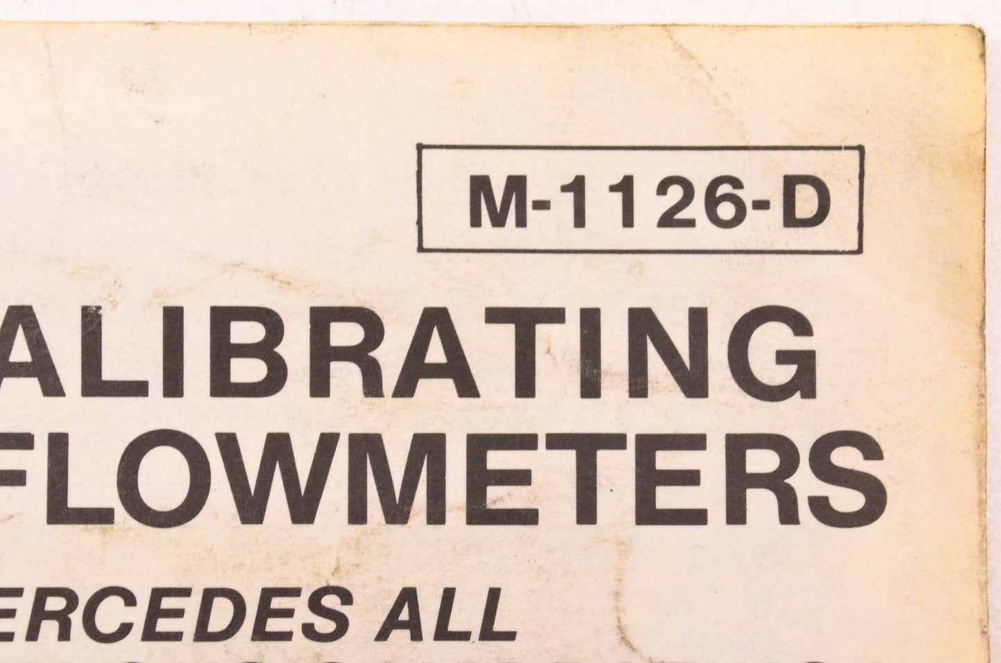 Miller Special Tools M-1126-D Master Calibration Injector Kit NOS