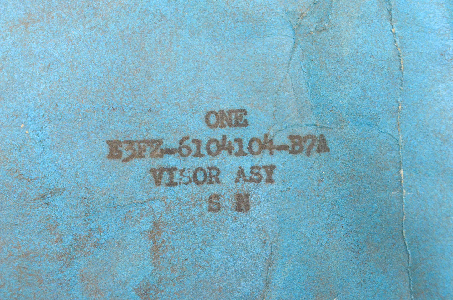 New OEM Ford E3FZ6104104B7A, 092626 Visor NOS