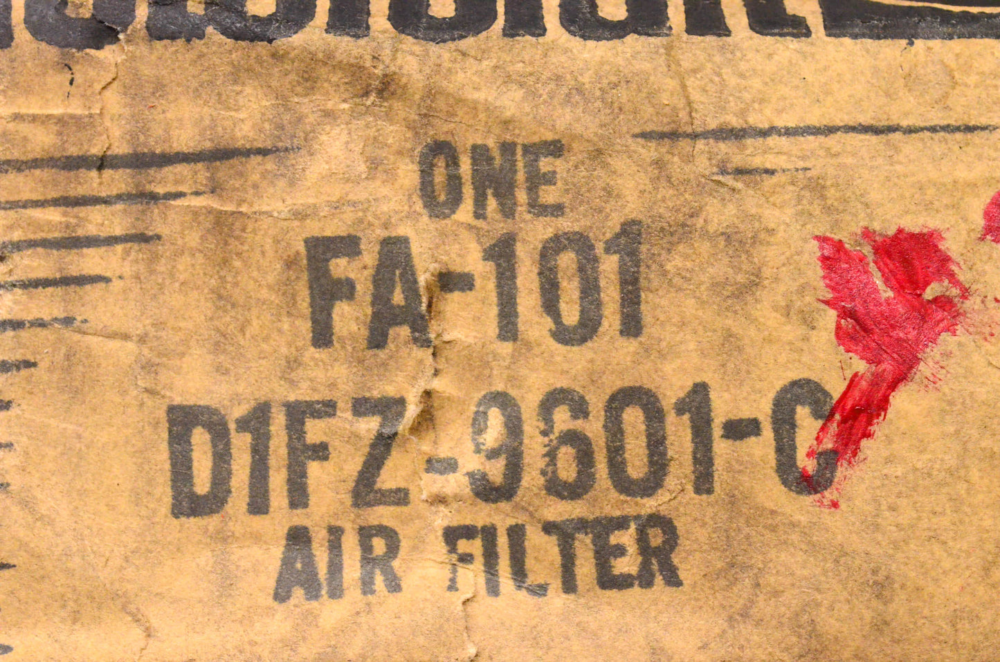 New OEM Ford FA-101, D1FZ-9601-C Air Filter NOS