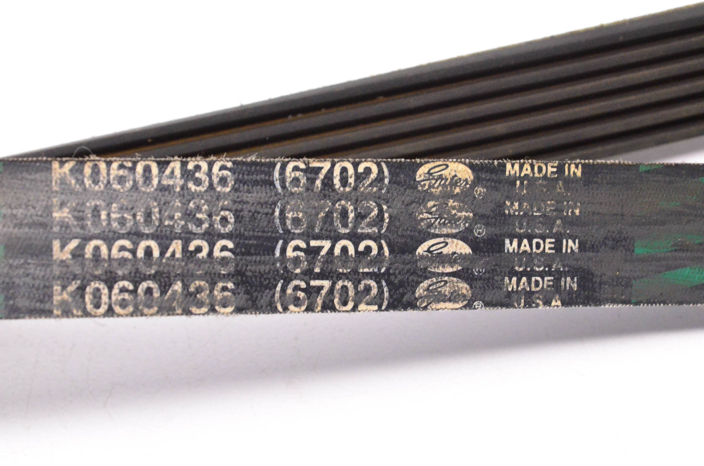 Gates K060436, 6702 Serpentine Belt NOS