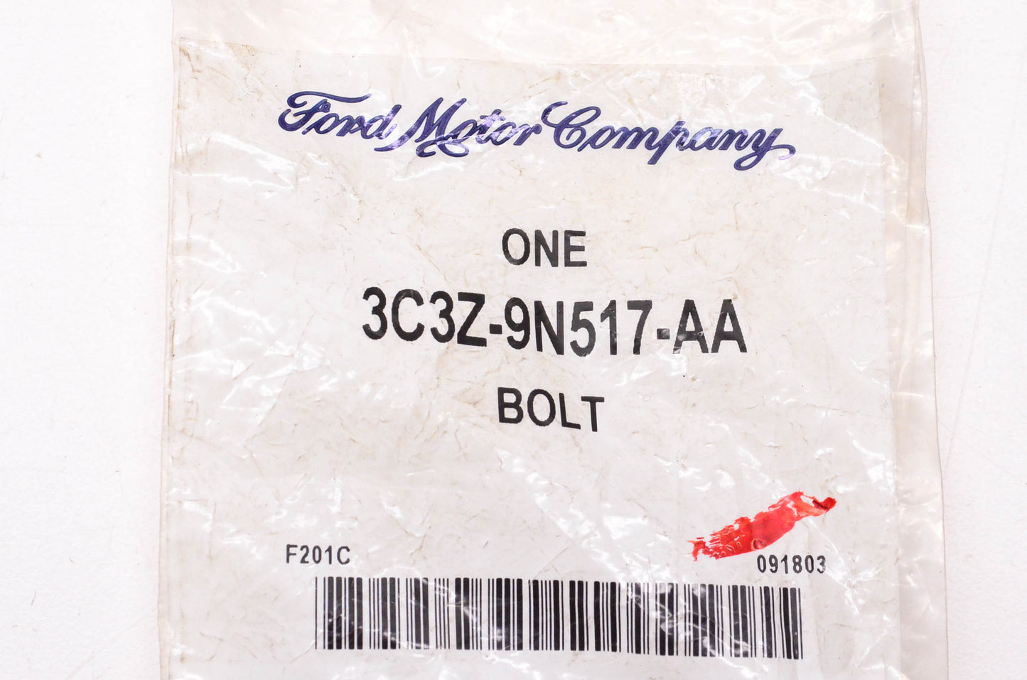 New OEM Ford 3C3Z-9N517-AA Bolt NOS