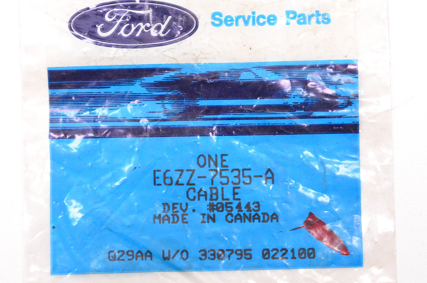 New OEM Ford E6ZZ-7535-A OEM Ford Clutch Cable NOS