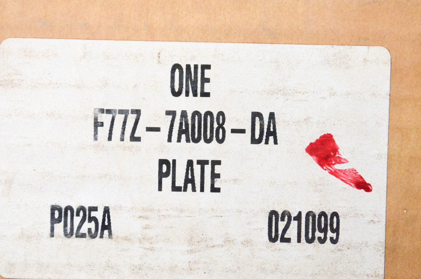 New OEM Ford F77Z7A008DA Separator Plate Gasket NOS