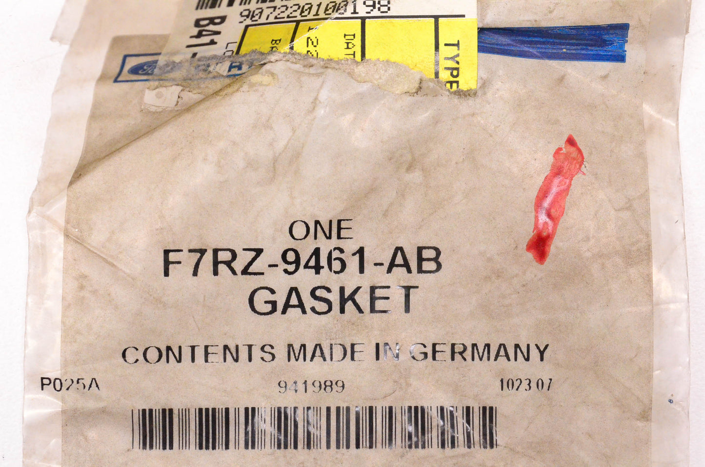 New OEM Ford F7RZ-9461-AB Intake Manifold Gasket NOS