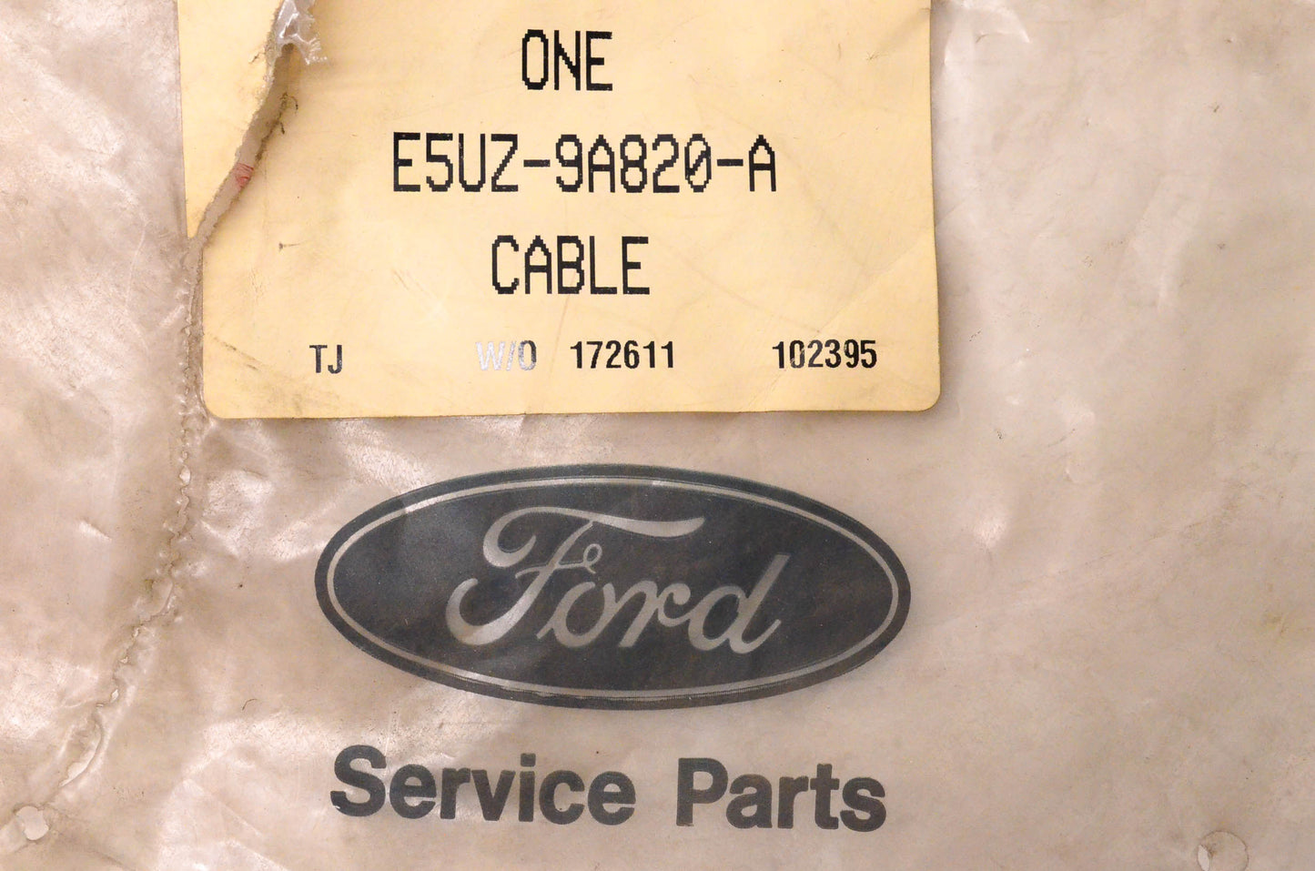 New OEM Ford E5UZ-9A820-A Speedometer Cable NOS