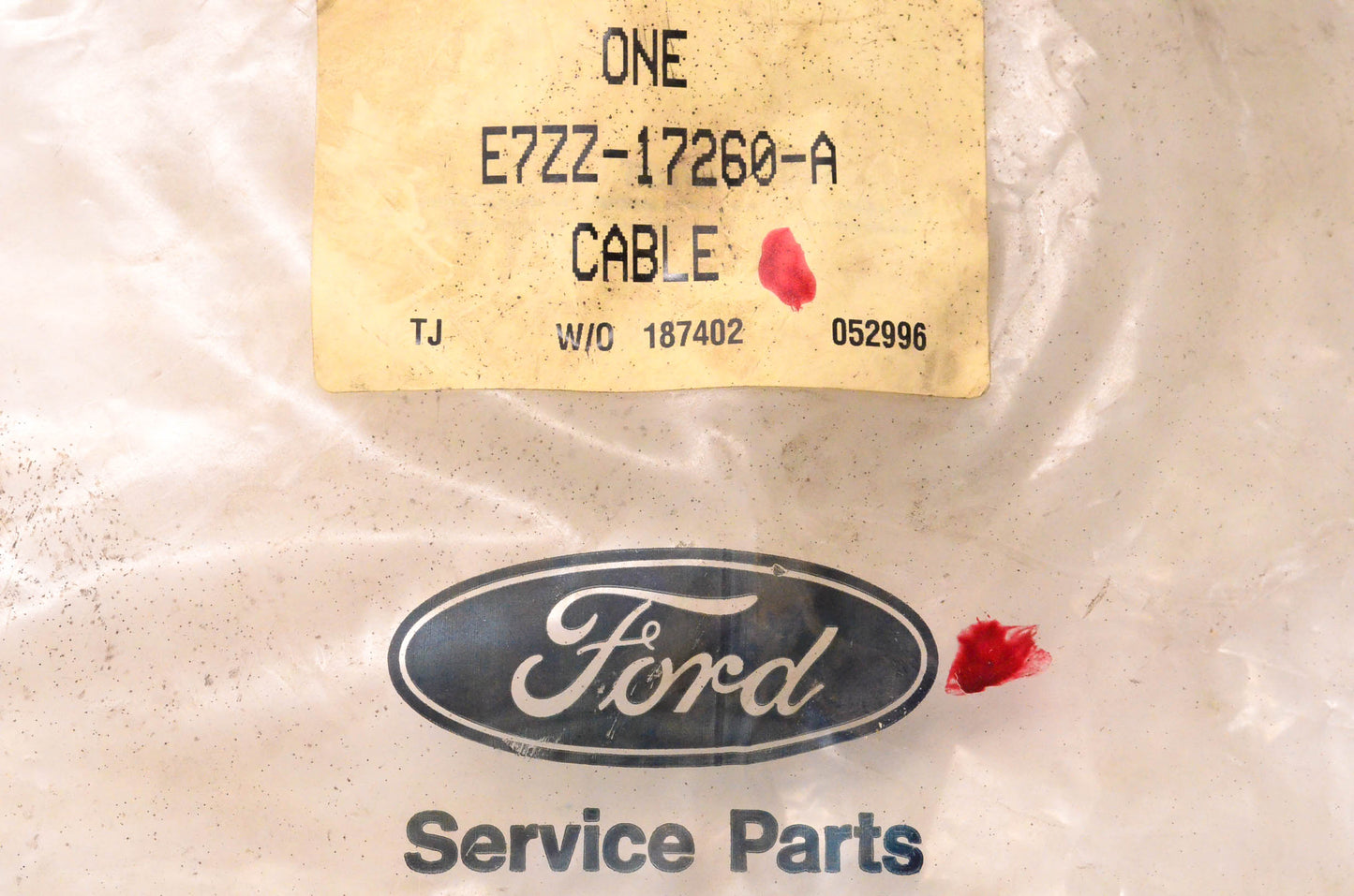 New OEM Ford E7ZZ-17260-A Speedometer Cable NOS