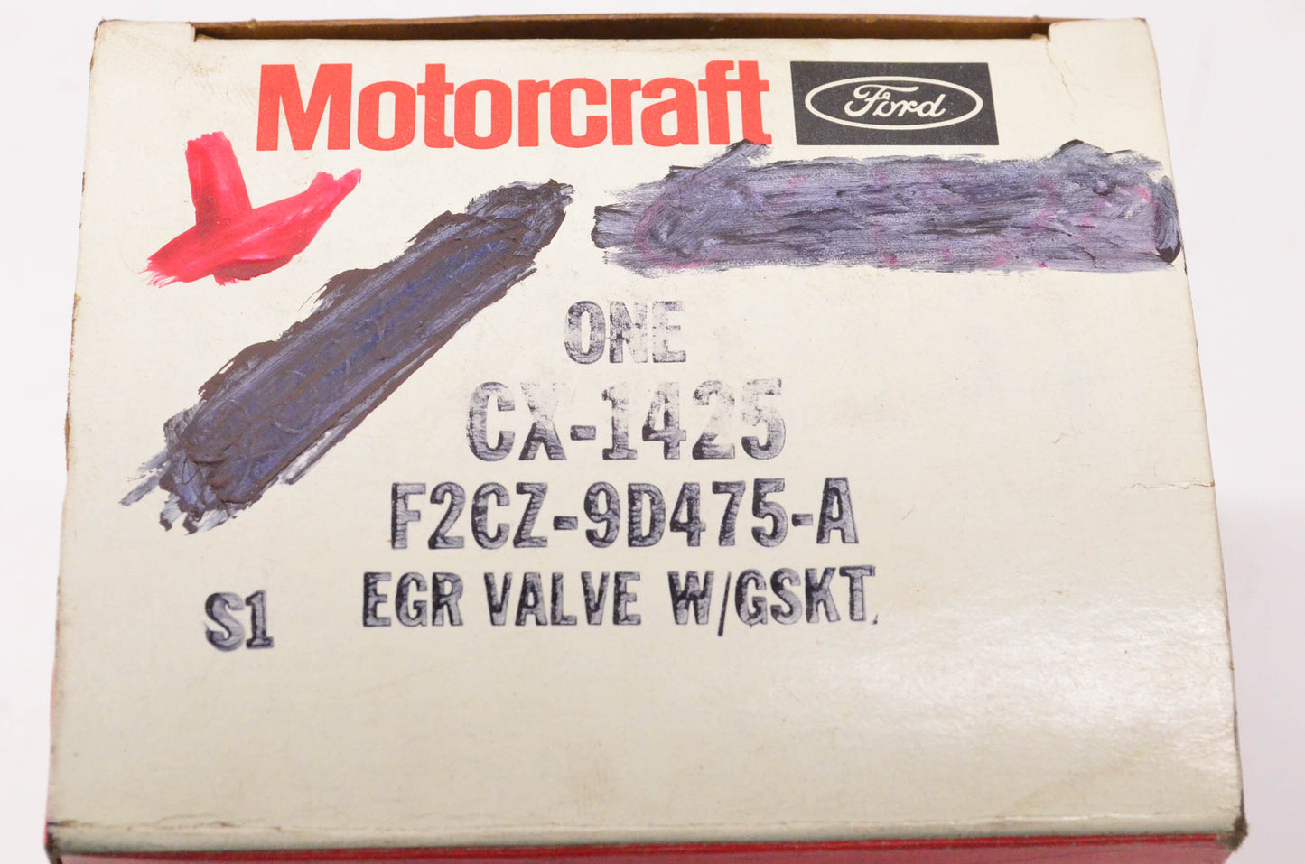 New OEM Ford CX-1425, F2CZ-9D475-A EGR Valve NOS
