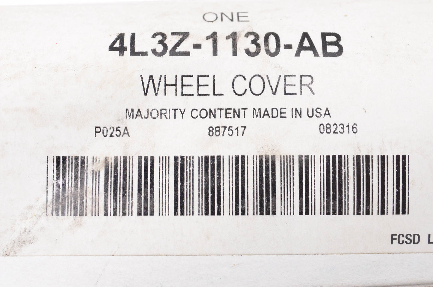 New OEM Ford 4L3Z-1130-AB F-150 Center Wheel Cap NOS