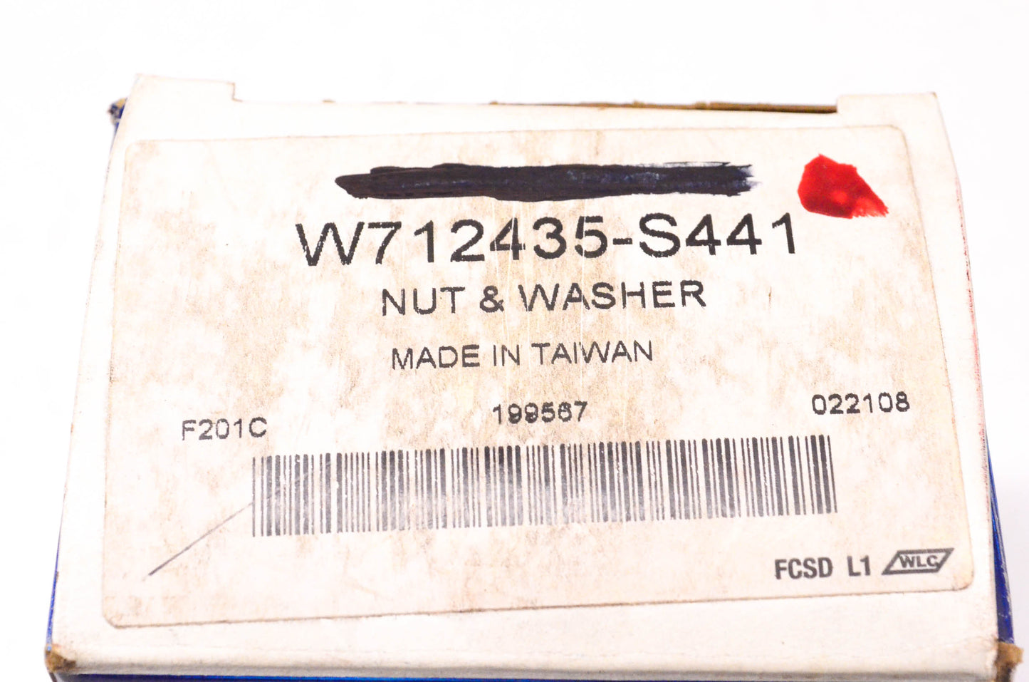 New OEM Ford W712435-S441 2009-2016 Lincoln MKS Rear Brake Axle Nut NOS