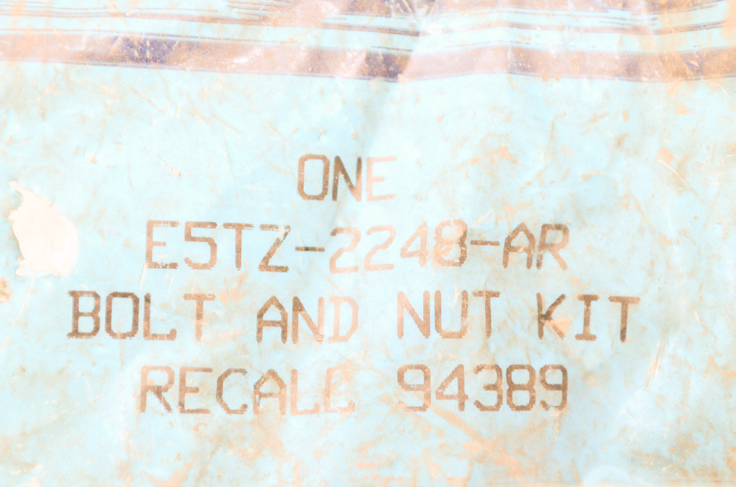 New OEM Ford E5TZ2248AR Bolt NOS