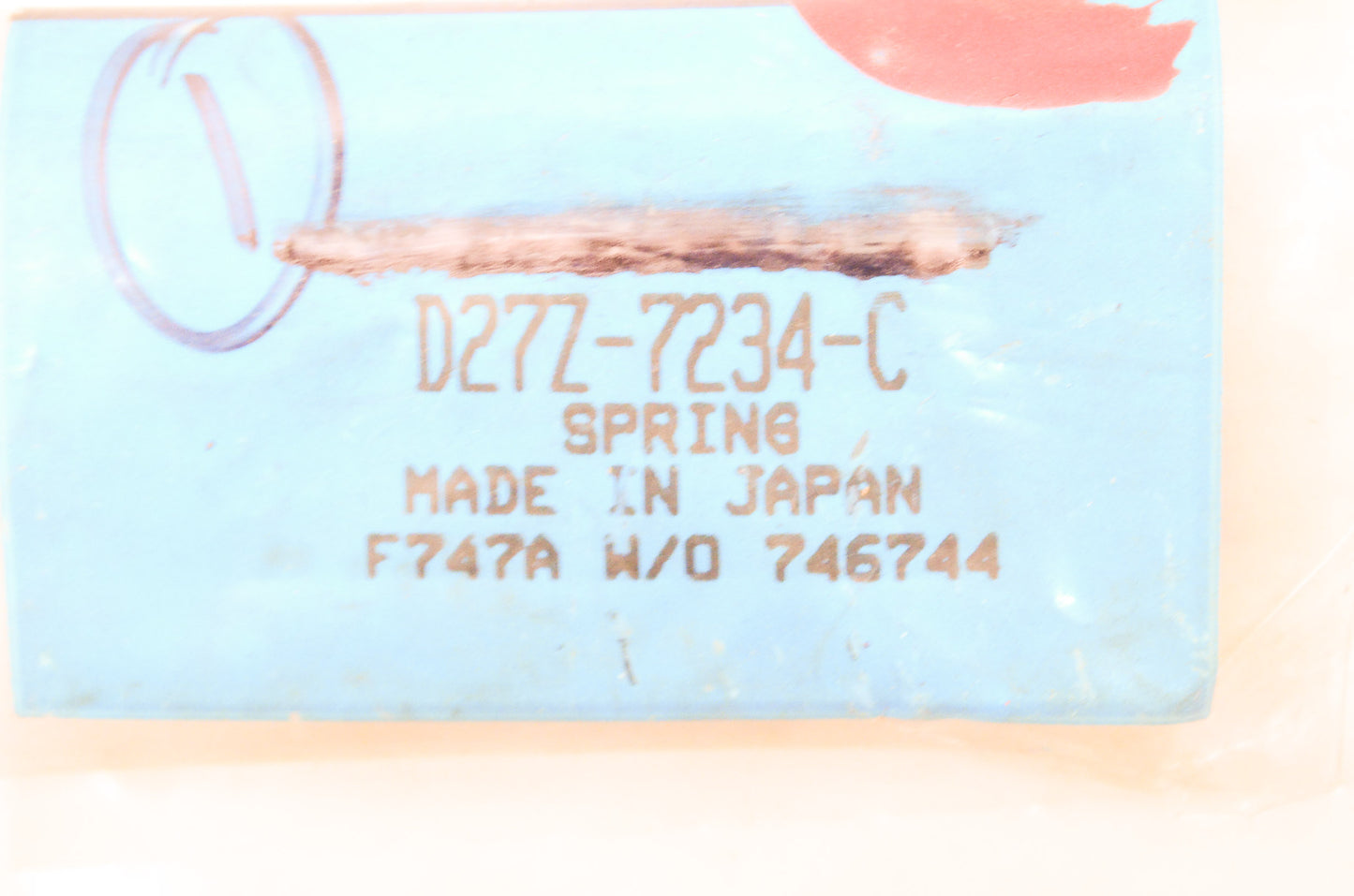 New OEM Ford D27Z7234C Ford OE Spring NOS