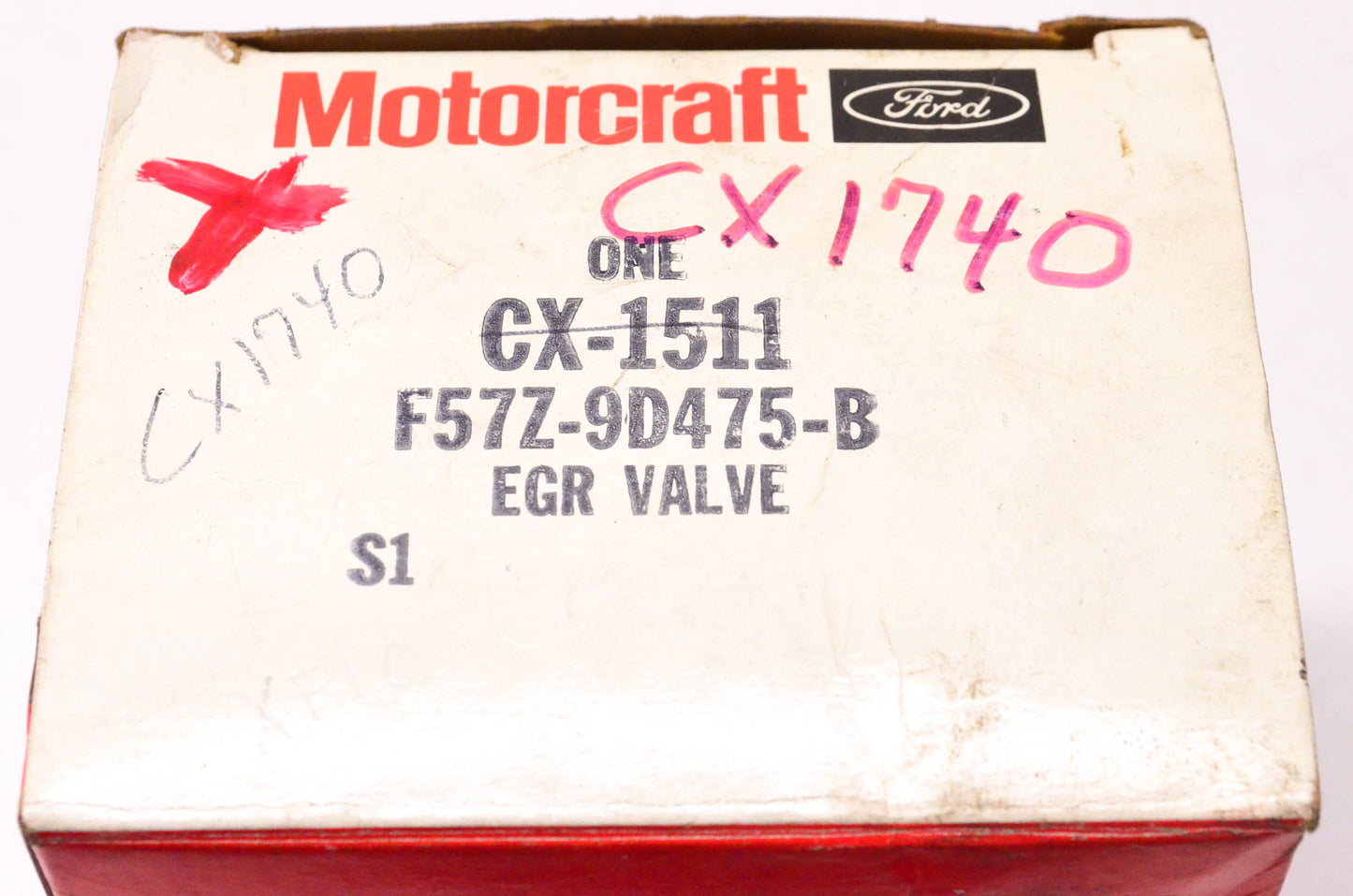 New OEM Ford CX-1740, F57Z-9D475-B, CX-1511 Ford OEM EGR Valve NOS