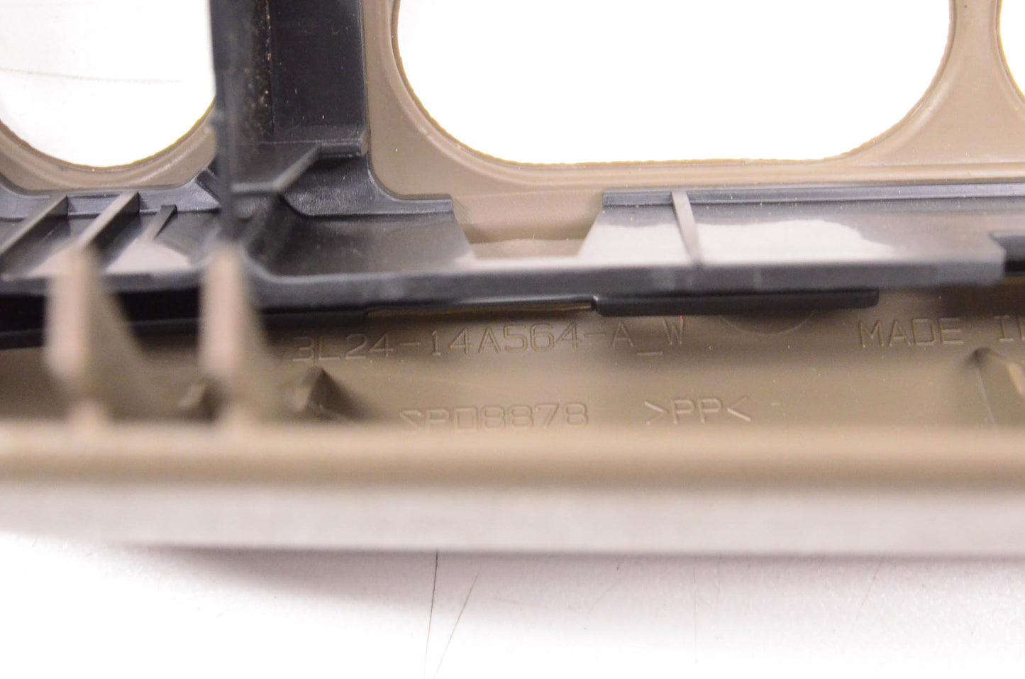New OEM Ford 3L24-14A564-A Driver's Side Window & Door Lock Bezel Assembly NOS