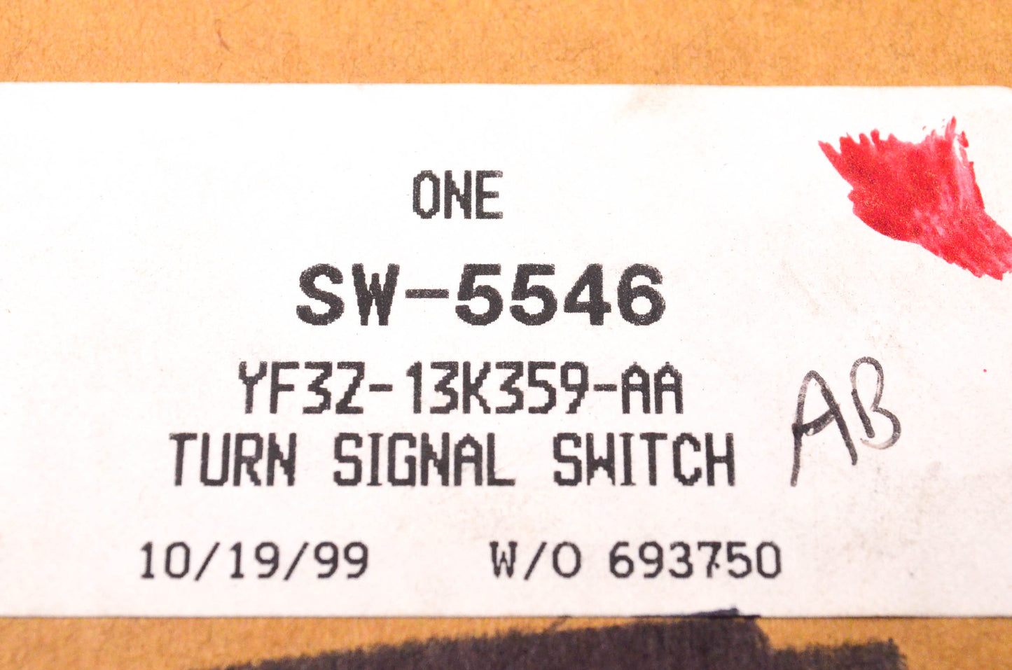 New OEM Ford 2000 Lincoln Continental Turn Signal Switch NOS