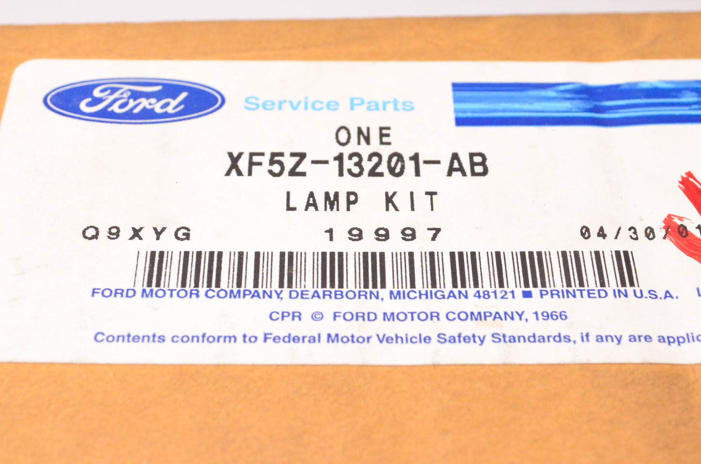 New OEM Ford XF5Z-13201-AB 1999-2002 Mercury Villager Parking Light Kit NOS
