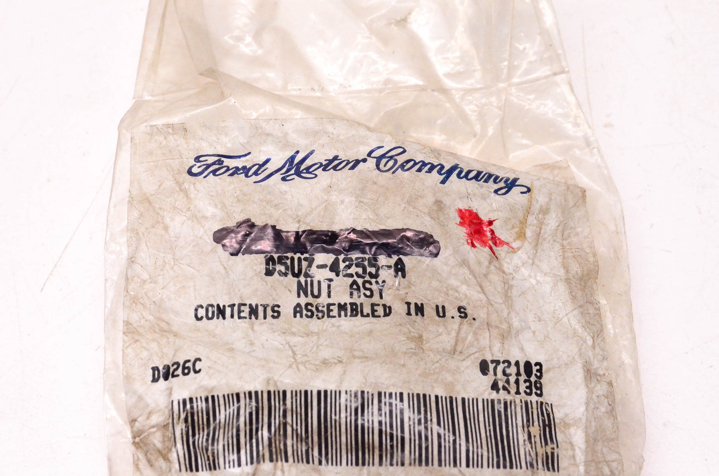 New OEM Ford D5UZ-4255-A OE Spindle Nut NOS