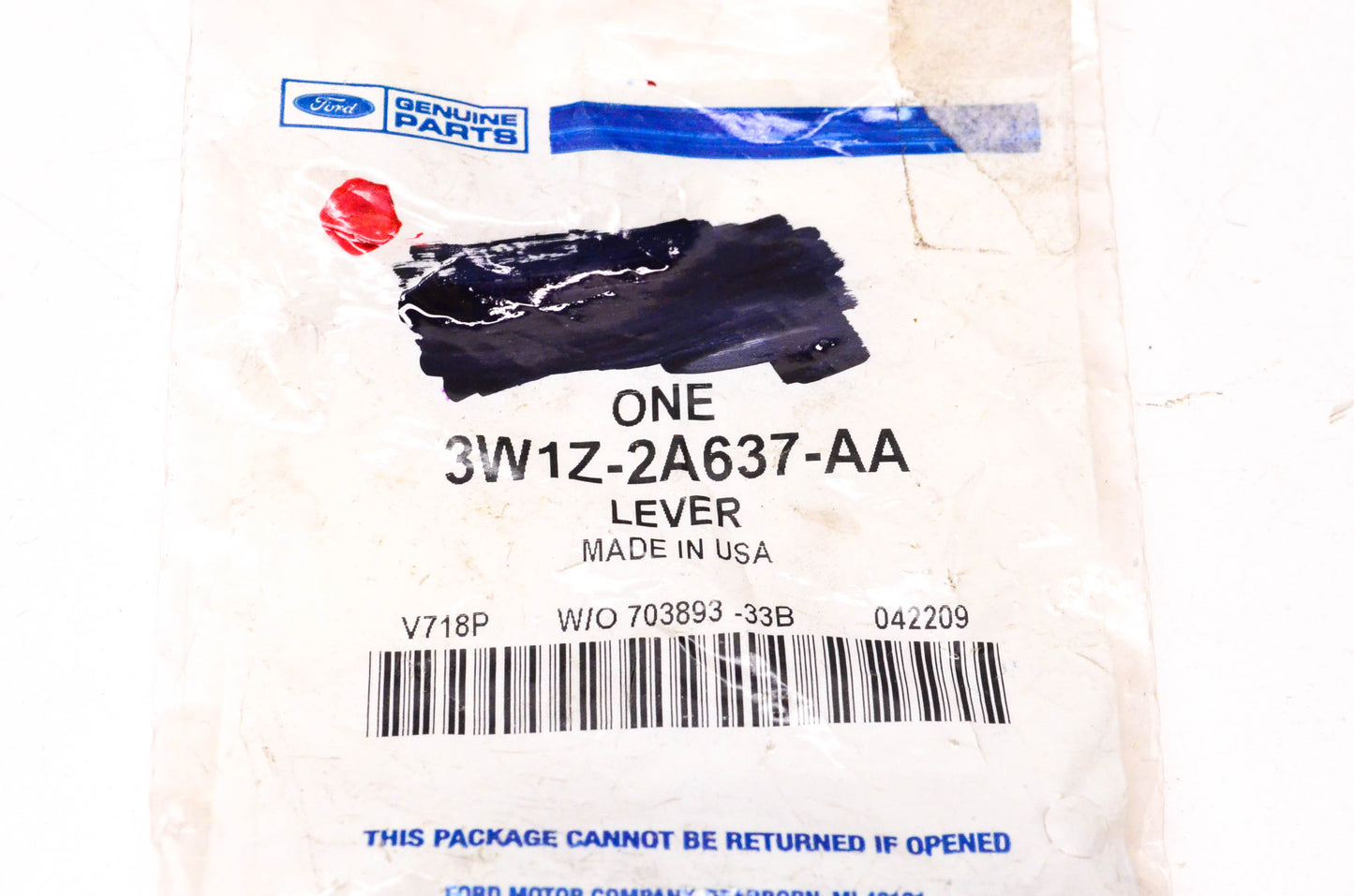 New OEM Ford 03-10 Crown Vic Lincoln Town Car Parking Brake Operating Lever NOS