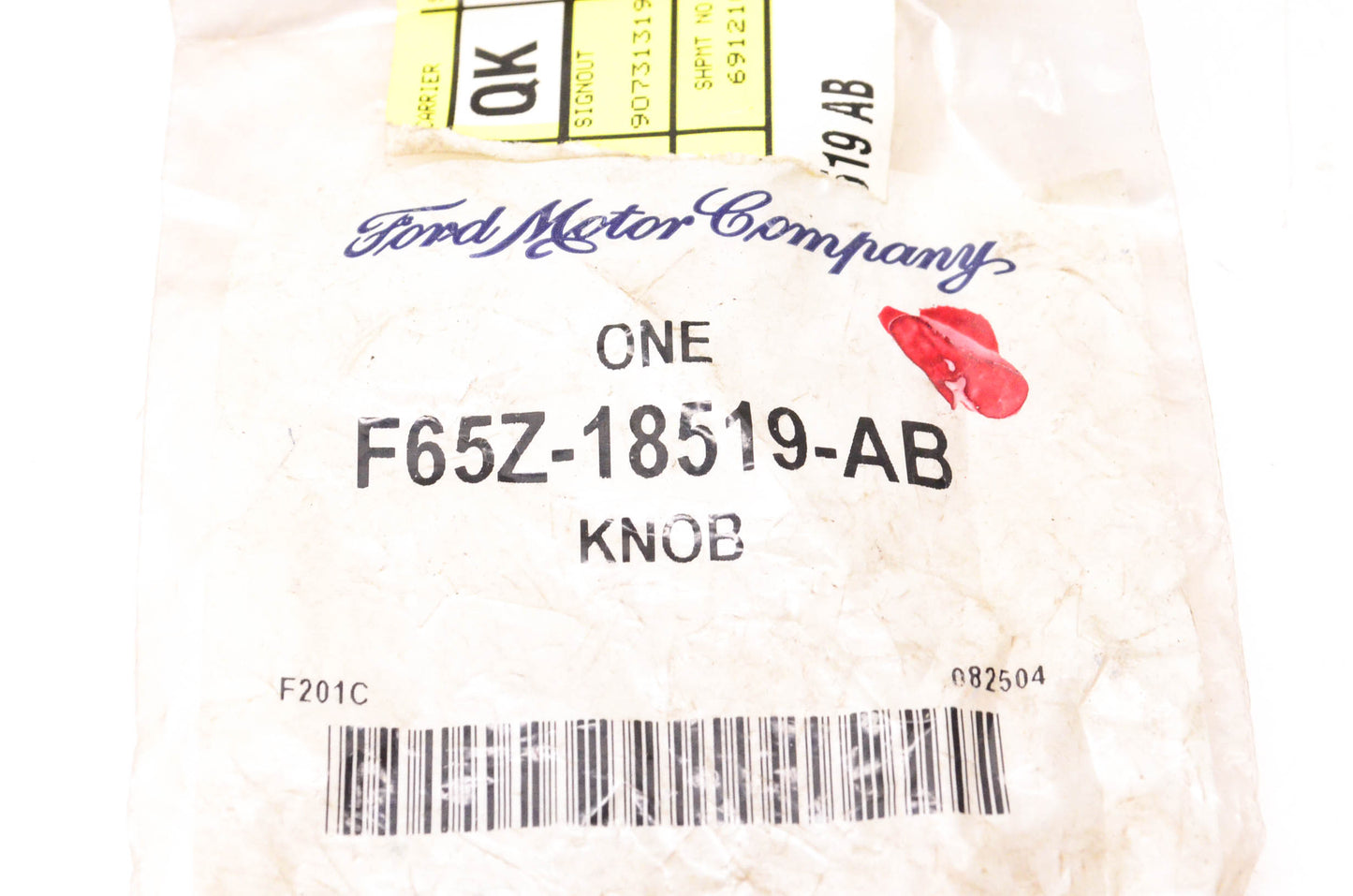New OEM Ford F65Z-18519-AB 1997-2002 Expedition Heater Control Knob NOS