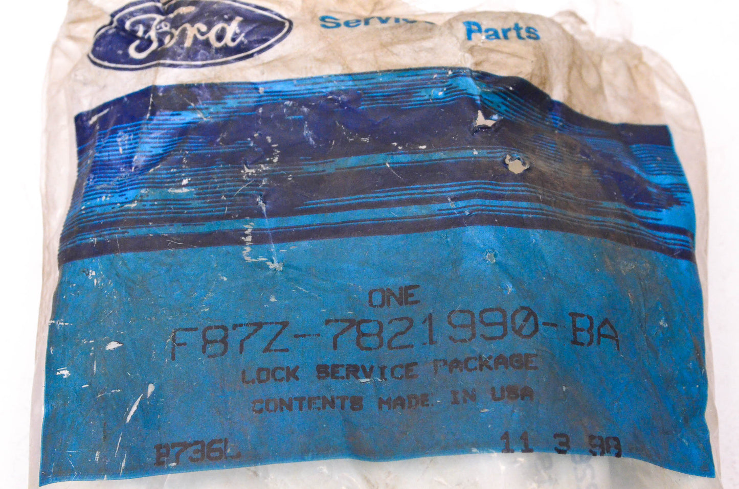New OEM Ford F87Z-7821990-BA Door Lock Cylinder Kit NOS