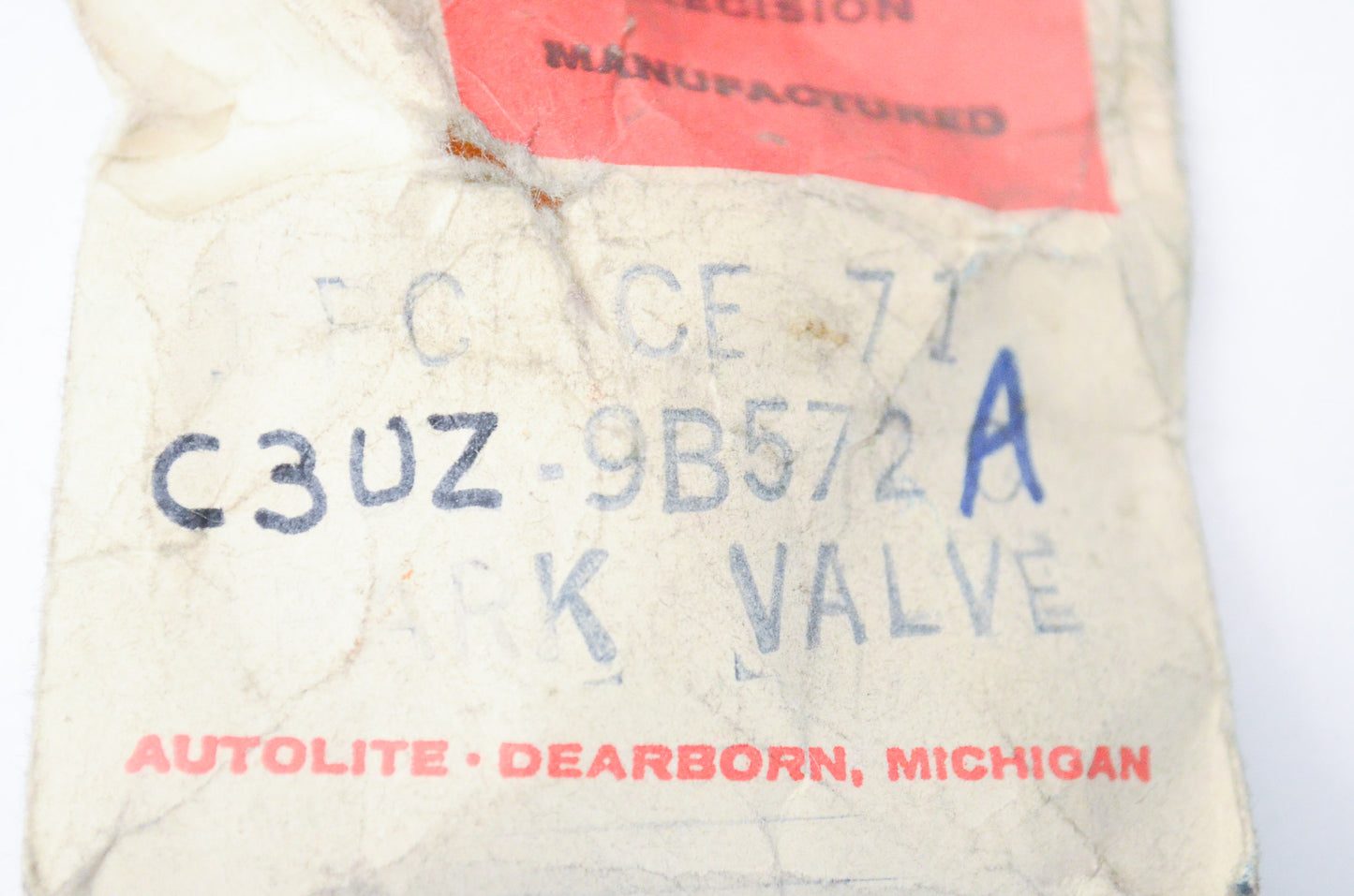 New OEM Ford C3UZ9B572A Spark Valve NOS
