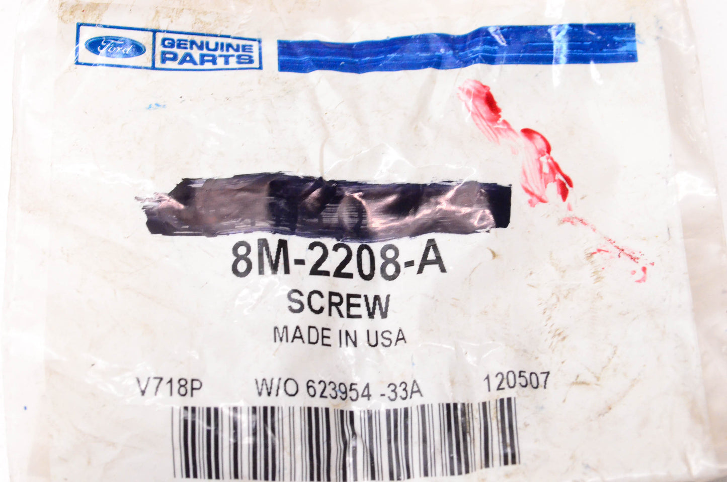 New OEM Ford 8M-2208-A 1986-1989 Aerostar Brake Bleeder Screw NOS