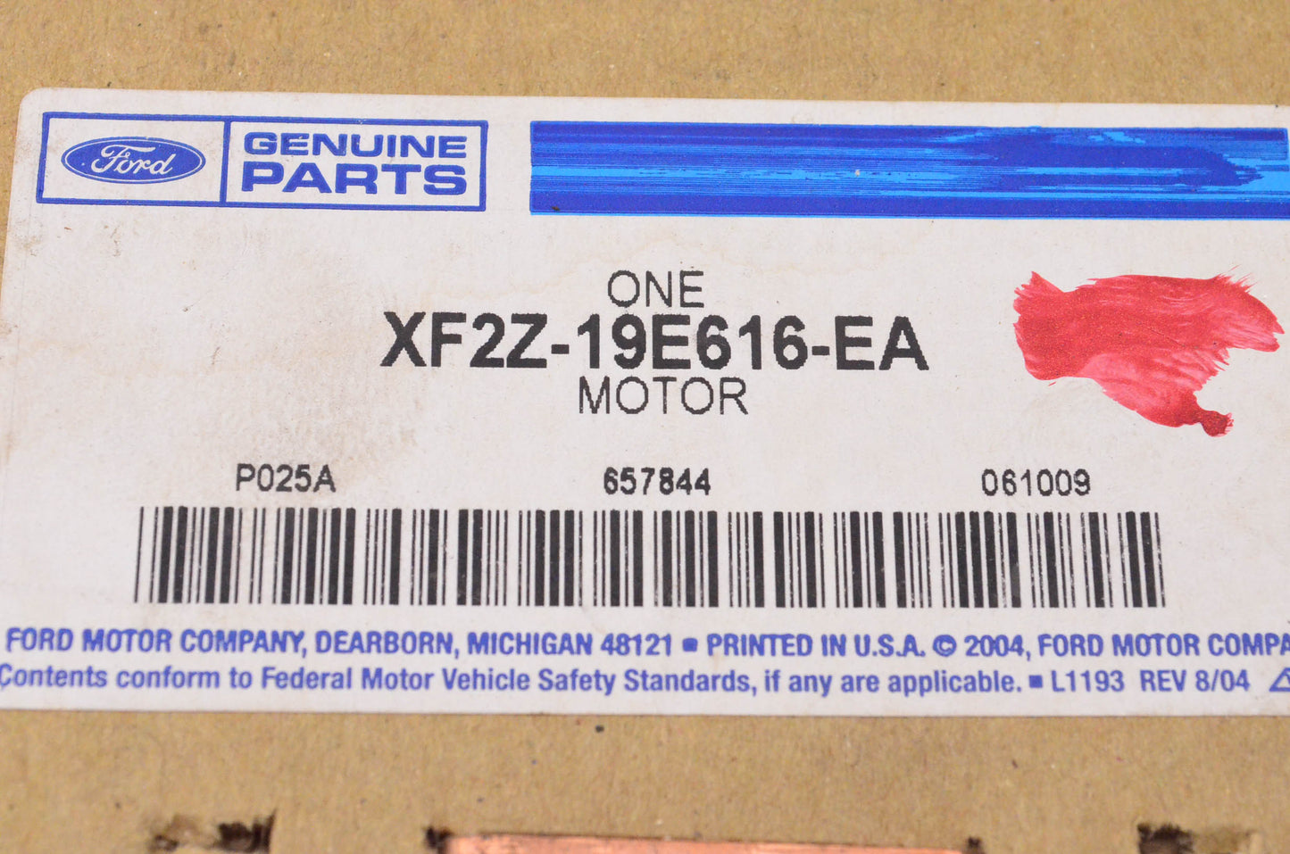New OEM Ford XF2Z-19E616-EA 1999-2003 Windstar Blend Door Actuator NOS