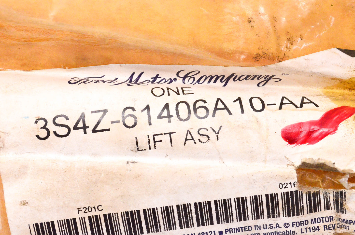 New OEM Ford 3S4Z-61406A10-AA 2004-2005 Focus Tail Gate Lift Support NOS