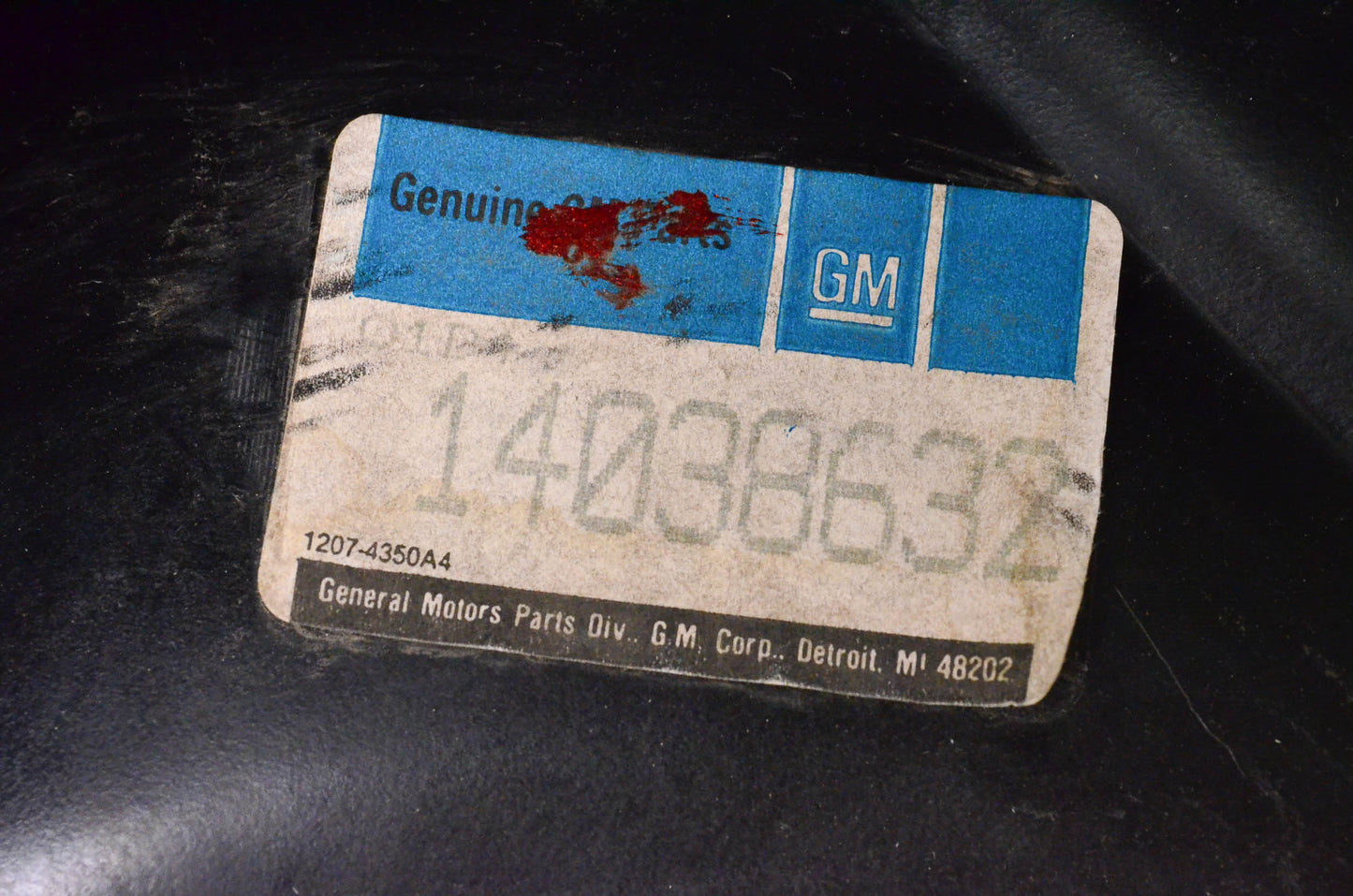 General Motors 85 GMC Safari Chevy Astro Automatic Transmission Converter Cover