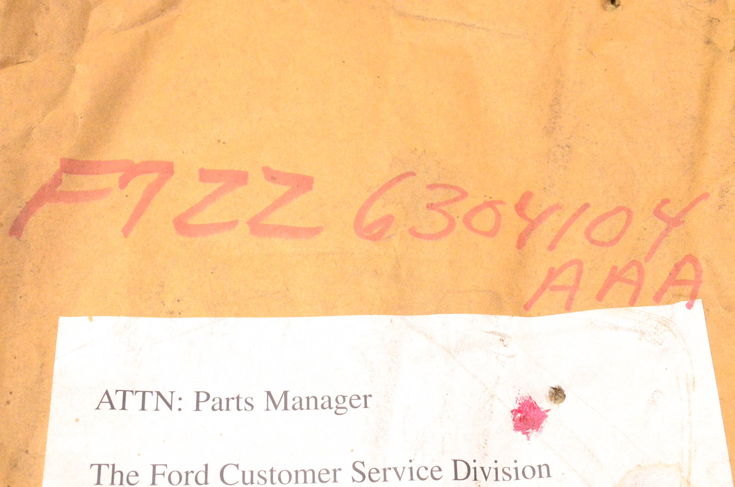 New OEM Ford F7ZZ-6304104-AAA 1995-1998 Mustang Sun Visor NOS