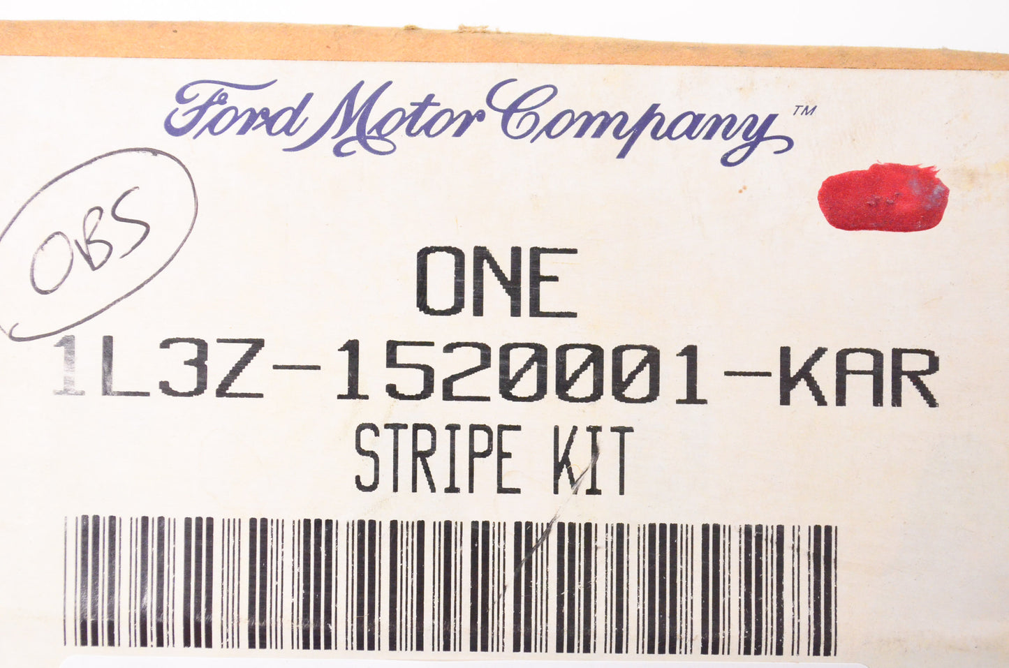 New OEM Ford 1L3Z1520001KAR Ford Bronco F Series Stripe Kit NOS