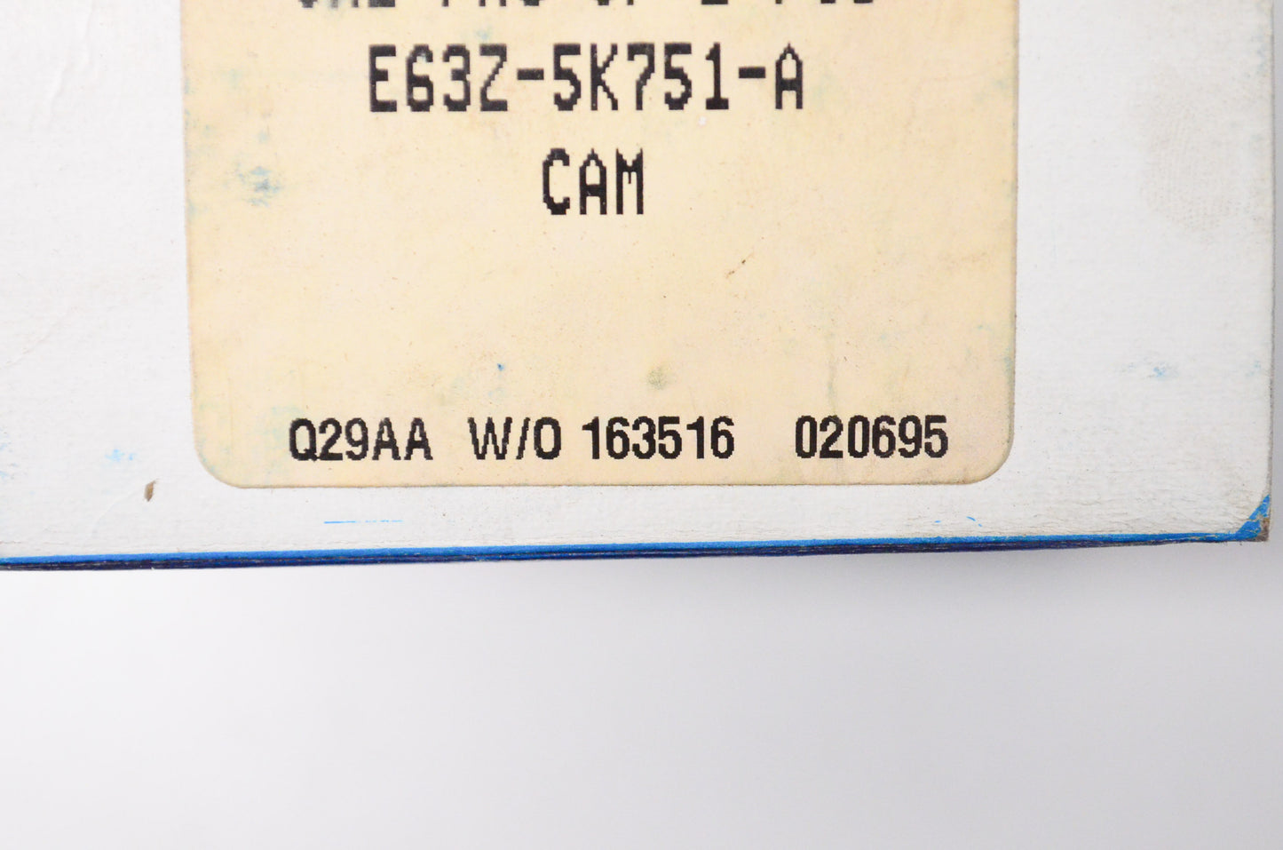 New OEM Ford E63Z5K751A Cam NOS