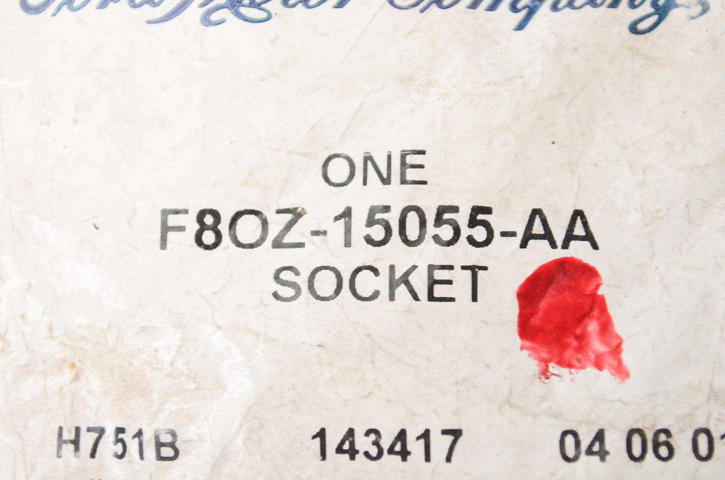 New OEM Ford F8OZ15055AA Cigarette Lighter Socket NOS