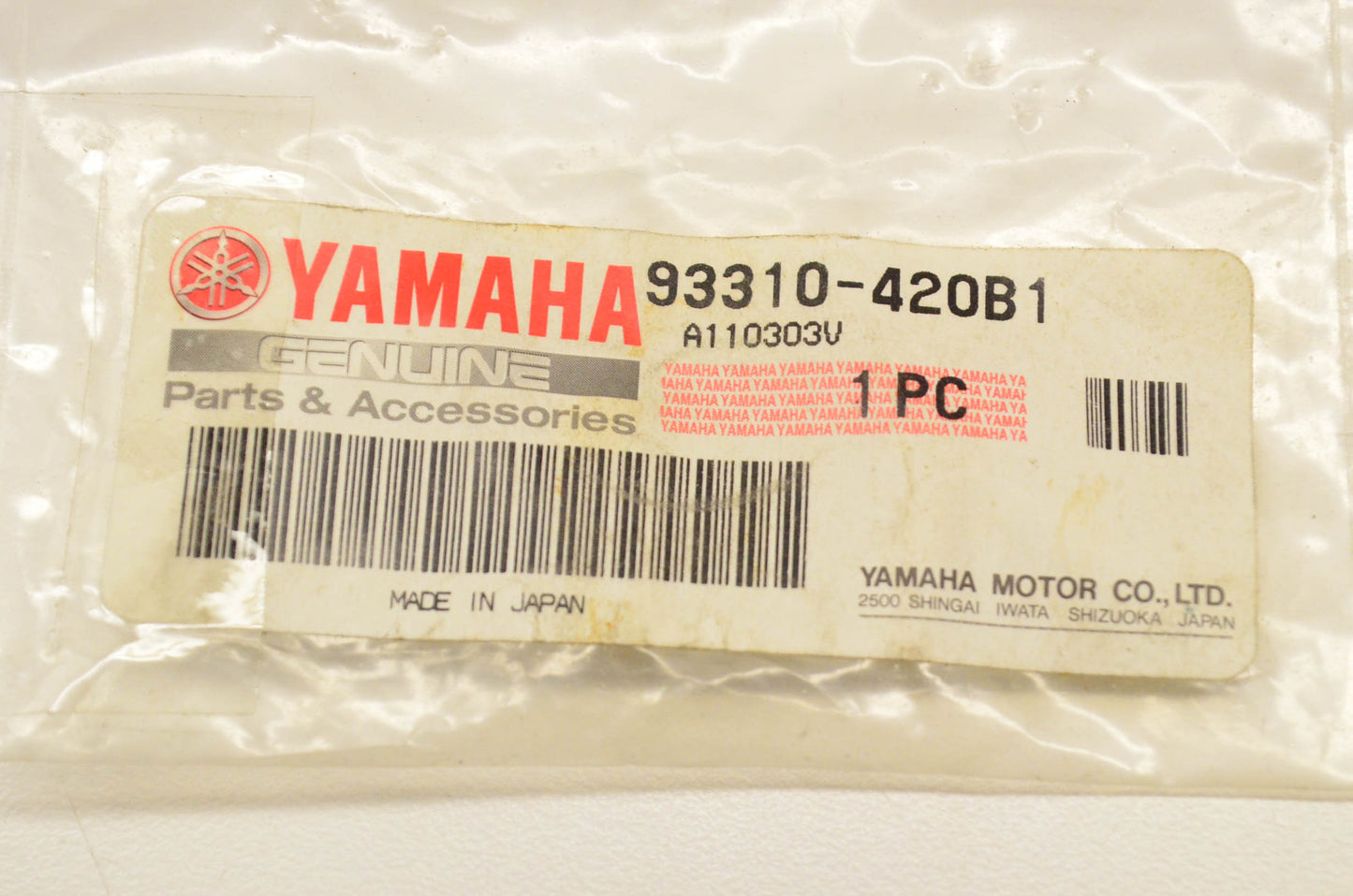 New OEM Yamaha 93310-420B1-00 Crankshaft Bearing Kit NOS